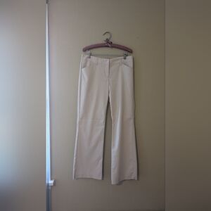 Willi Smith Cream Boot Cut Flare Pants